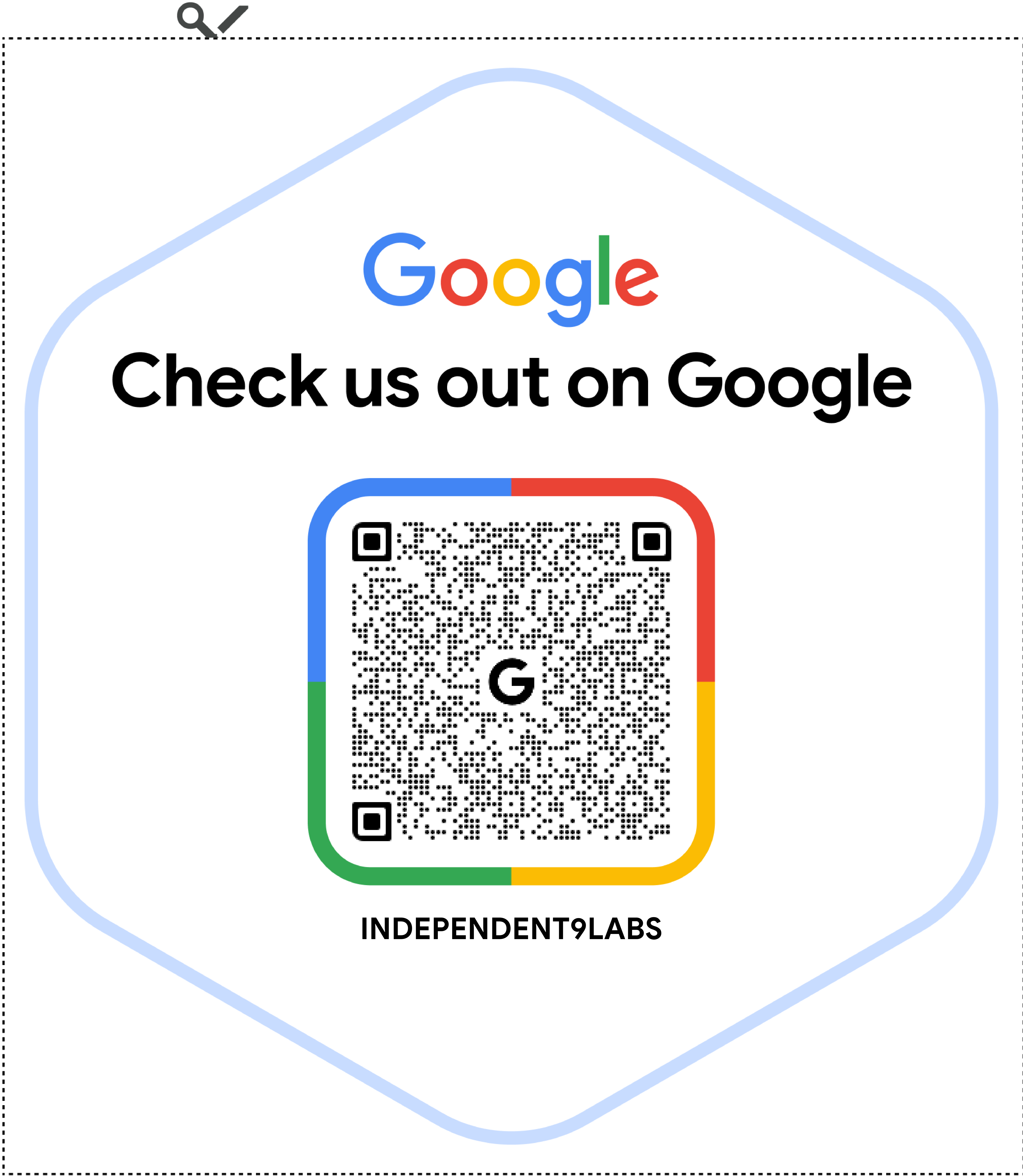 Scan to Review on Google