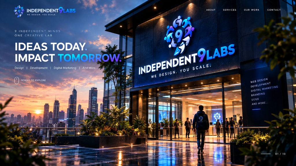 Traditional brochure website screenshot